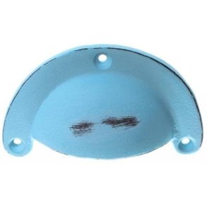 La Finesse Metal Greb, Halvrund - Turkis Bl