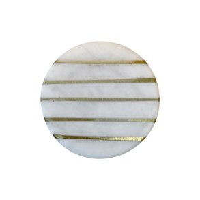 Chic Antique Marmor Greb m. Messingdetaljer