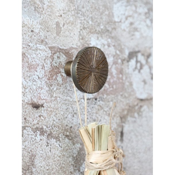 Chic Antique Greb m. riller, Messing