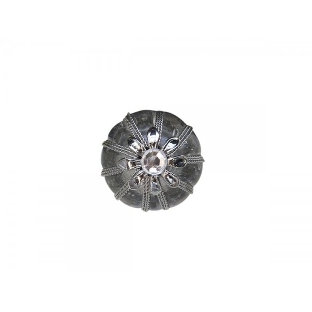 Chic Antique Greb m. blomst glas