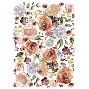 Redesign Transfer, Rose & Rouge 60,96x88,90 cm.