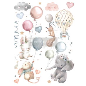 Redesign decor transfers sweet dreams 60,96x88,90 into 2 sheets