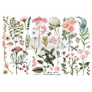 Redesign decor transfers Botanical Paradise, 15,24x30,48 cm