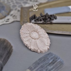 Tr Ornament Ovalt, 5 x 8 cm