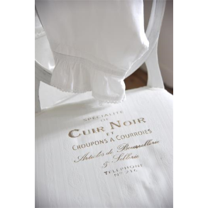 Kalkmaling Stencil, Cuir Noir