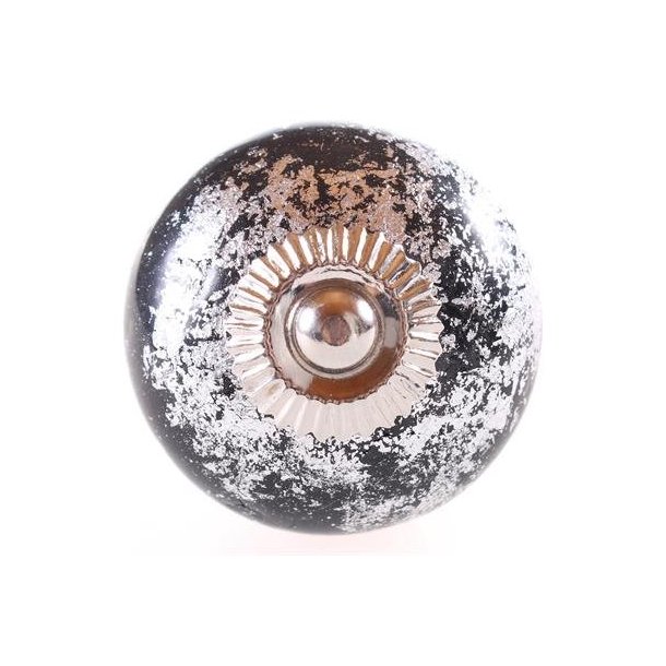 La Finesse Keramik Knop, Sort/Slv