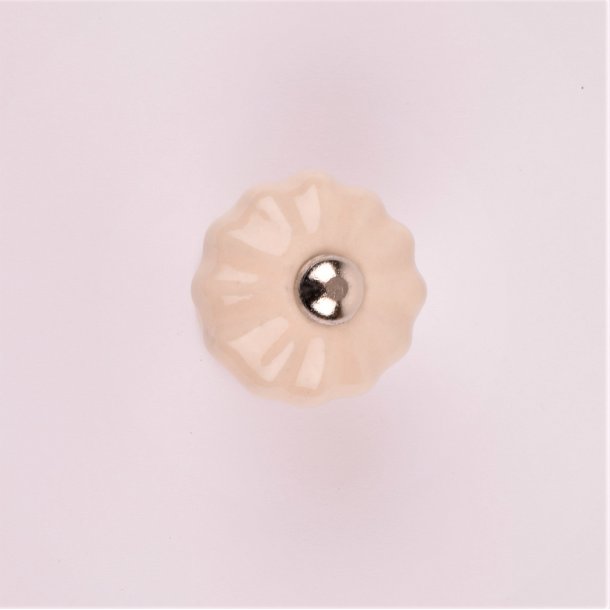 La Finesse Keramik knop, Creme