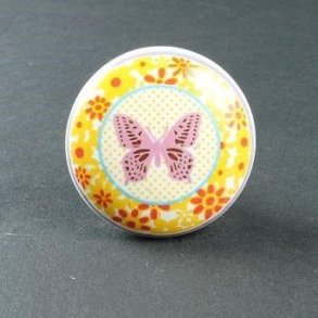 La Finesse Keramik knop, sommerfugl