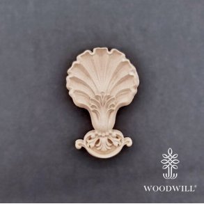 Woodwill Trudskring, 4,2 x 6 cm.