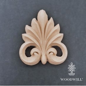 Woodwill Trudskring 5.8cm x 6.5cm