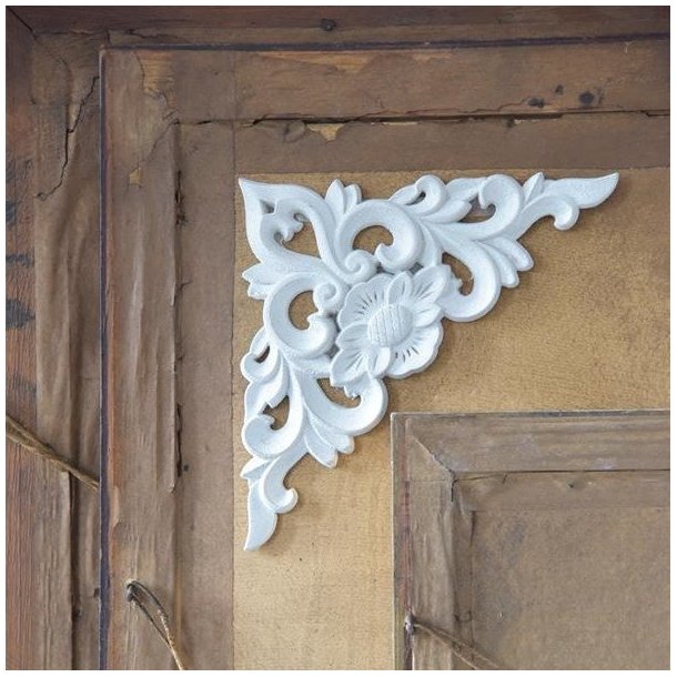 Tr Ornament Hjrne, 15 cm