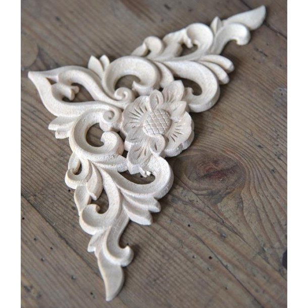 Tr Ornament Hjrne, 15 cm