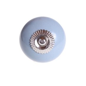 La Finesse Keramik Knop, Dusty Blue