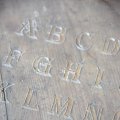 Kalkmaling Stencil Alfabet