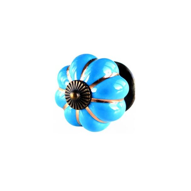 La Finesse Bl Knop, Med Guldfarvede Striber