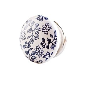 La Finesse Hvid Knop I Sirlig Bl