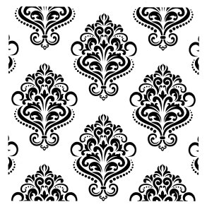  WoodUbend Posh Chalk Stencil Truly Posh 50x50cm