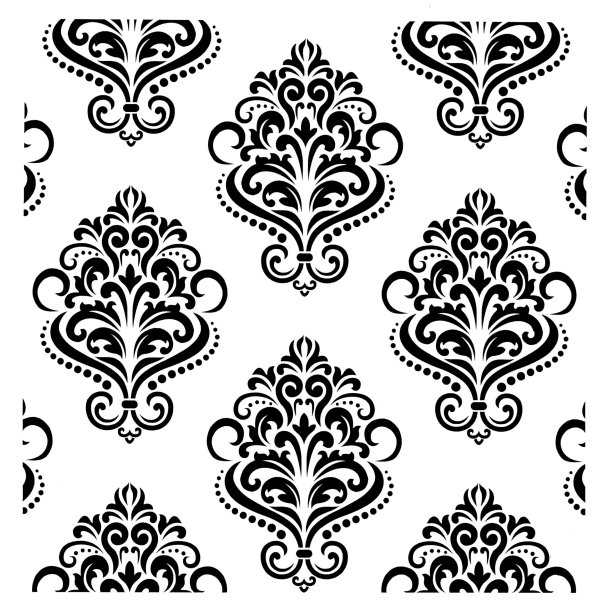  WoodUbend Posh Chalk Stencil Truly Posh 50x50cm