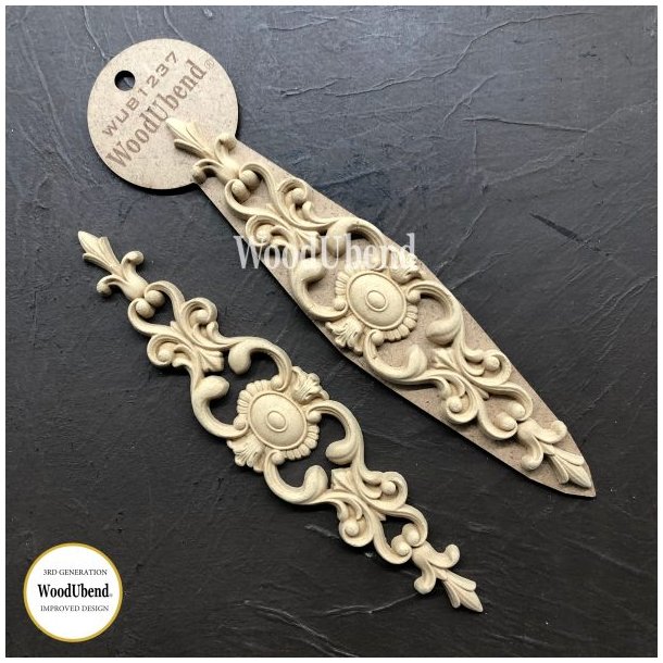 WoodUbend Trudskring Dekoration, 4.8x22 cm.