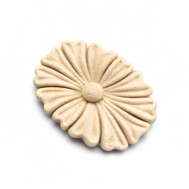 WoodUbend Tr�udsk�ring Massive Blomster, 5x4 cm.