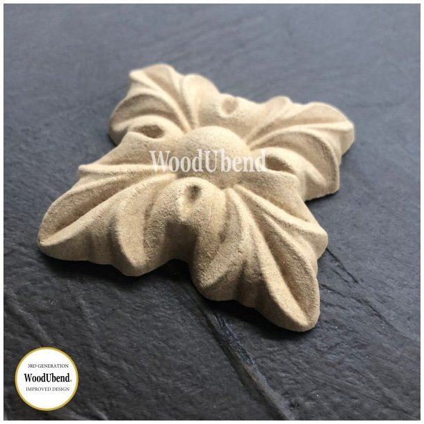 WoodUbend Firkantede Blomster, 5,5 cm.
