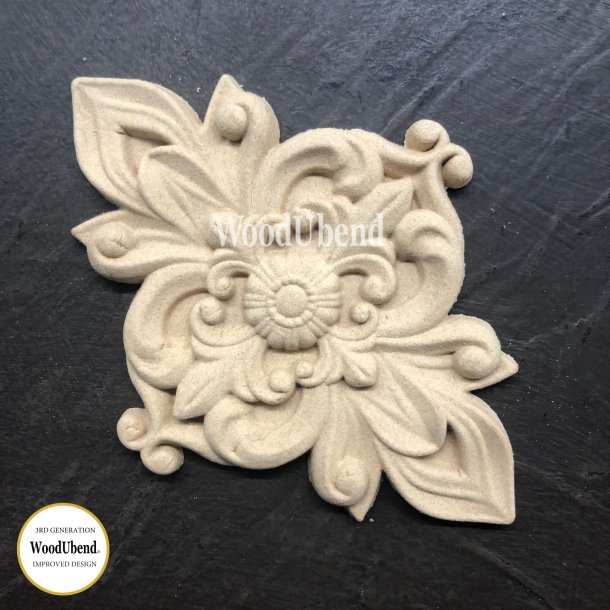 WoodUbend Centerstykke, 7,5x10,3 cm. 