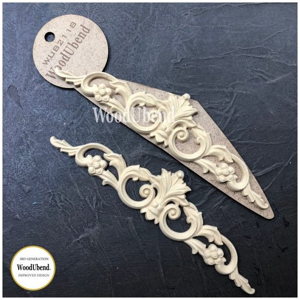 WoodUbend Trudskring Dekoration, 19.5x5cm.