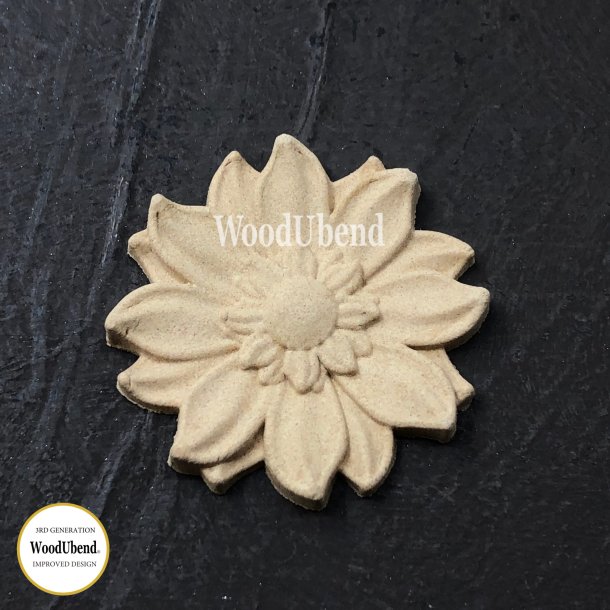 WoodUbend Trudskring Kronbladsblomst, 5 cm.