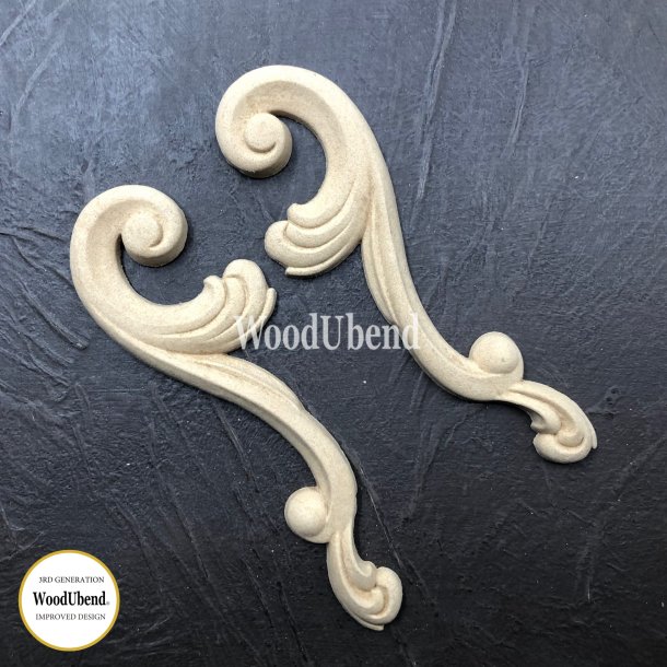 WoodUbend Trudskring, Ruller st af 2, 10x3,5cm.