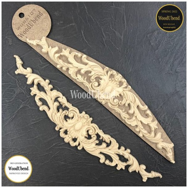 WoodUbend Tr�udsk�ring Dekoration, 29x5.5x0.7 cm.