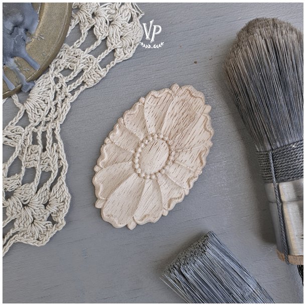 Tr Ornament Ovalt, 5 x 8 cm