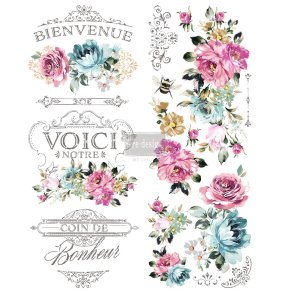 Redesign decor transfers fuchsia sunset 55,88 x 76,20 cm