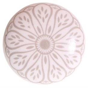 La Finesse Keramik Knop, Gr Blomst 