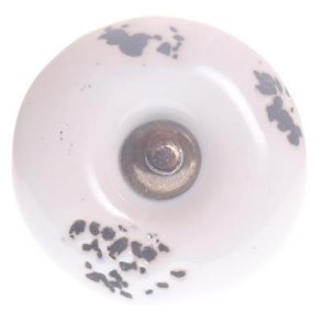 La Finesse Hvid Porcelnsknop, Irret