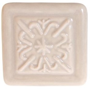 La Finesse Firkantet Keramik Knop, Lys Brun 