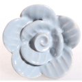 La Finesse Keramik Knop, Bl/Gr Blomst
