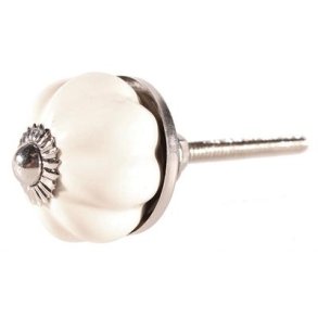 La Finesse Keramik Knop, Rhvid Blomst