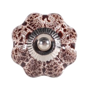 La Finesse Keramik Blomst Knop, Brun
