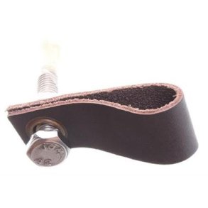 La Finesse Flad Knop Lder, Mrke Brun