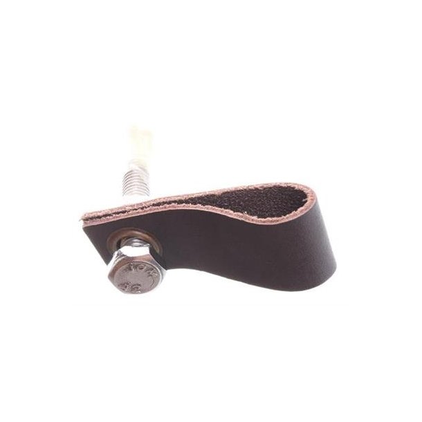 La Finesse Flad Knop Lder, Mrke Brun