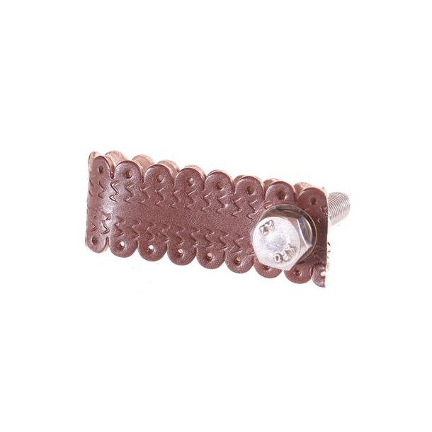 La Finesse Knop Lder - Brun