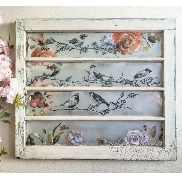 Redesign decor transfers birds berries 60,96x86,36 cm.